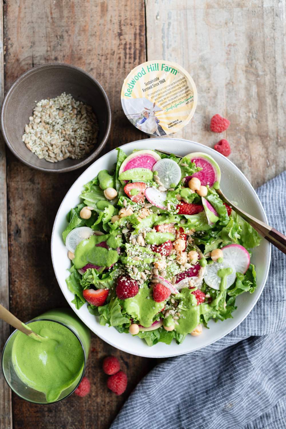 Spring into Easter with this Green Goddess Salad Recipe from Little Saint