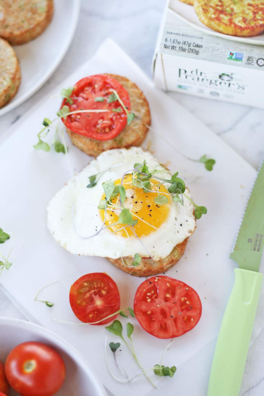Broccoli Cake + Heirloom Tomato Breakfast Bites | Vegukate